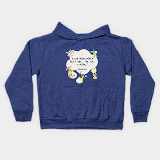 Pablo Picasso Inspiration Quote Kids Hoodie
